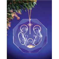 Crystal-Like Christmas Ornament